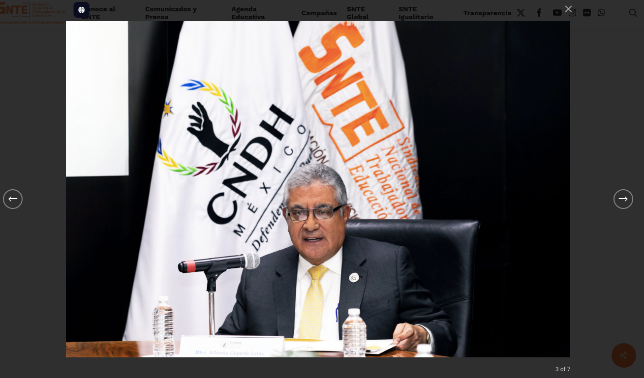 SNTE ante la Secretaria de Derechos Humanos