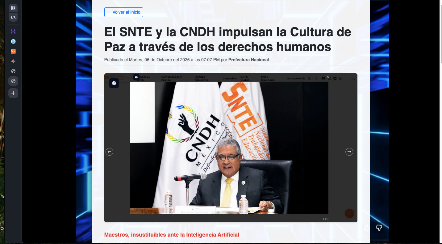 SNTE ante la Secretaria de Derechos Humanos